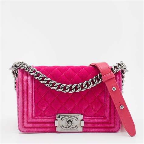 chanel boy metallic pink|chanel bag.